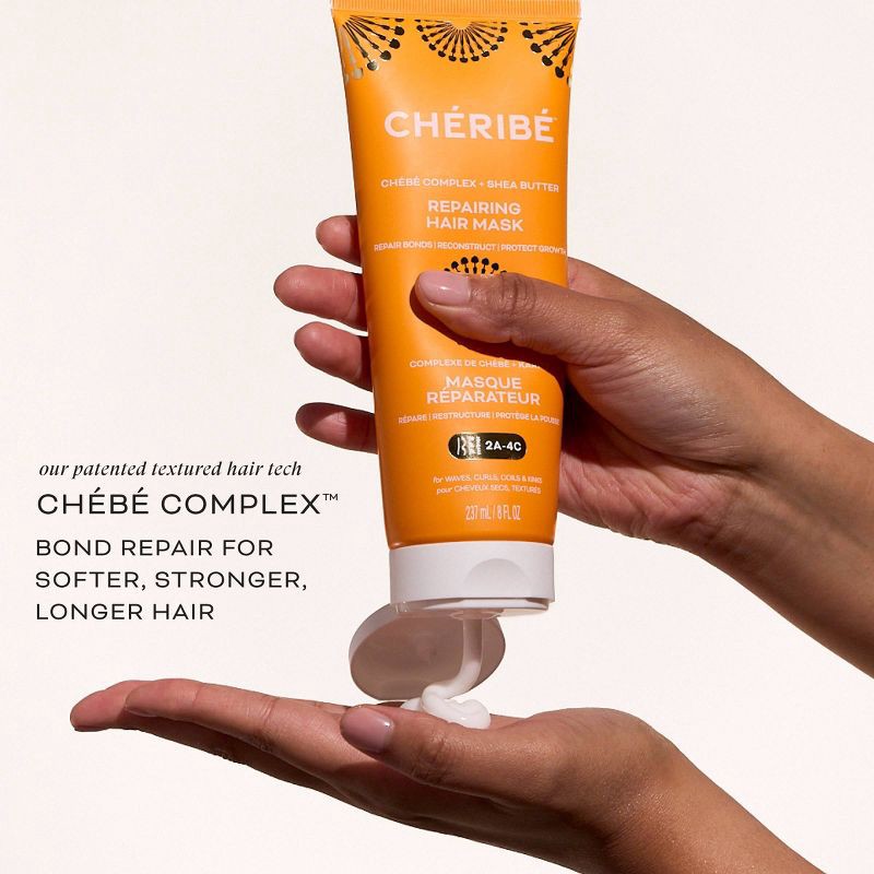 slide 6 of 12, Cheribe Repairing Hair Mask with Chebe Complex + Shea Butter for Dry Damaged Hair - 8 fl oz, 8 fl oz