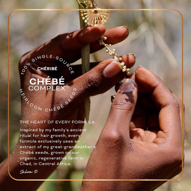 slide 10 of 12, Cheribe Repairing Hair Mask with Chebe Complex + Shea Butter for Dry Damaged Hair - 8 fl oz, 8 fl oz
