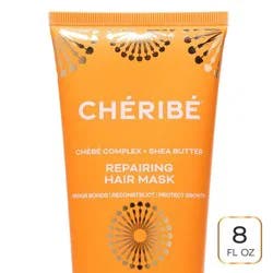 Cheribe Repairing Hair Mask with Chebe Complex + Shea Butter for Dry Damaged Hair - 8 fl oz
