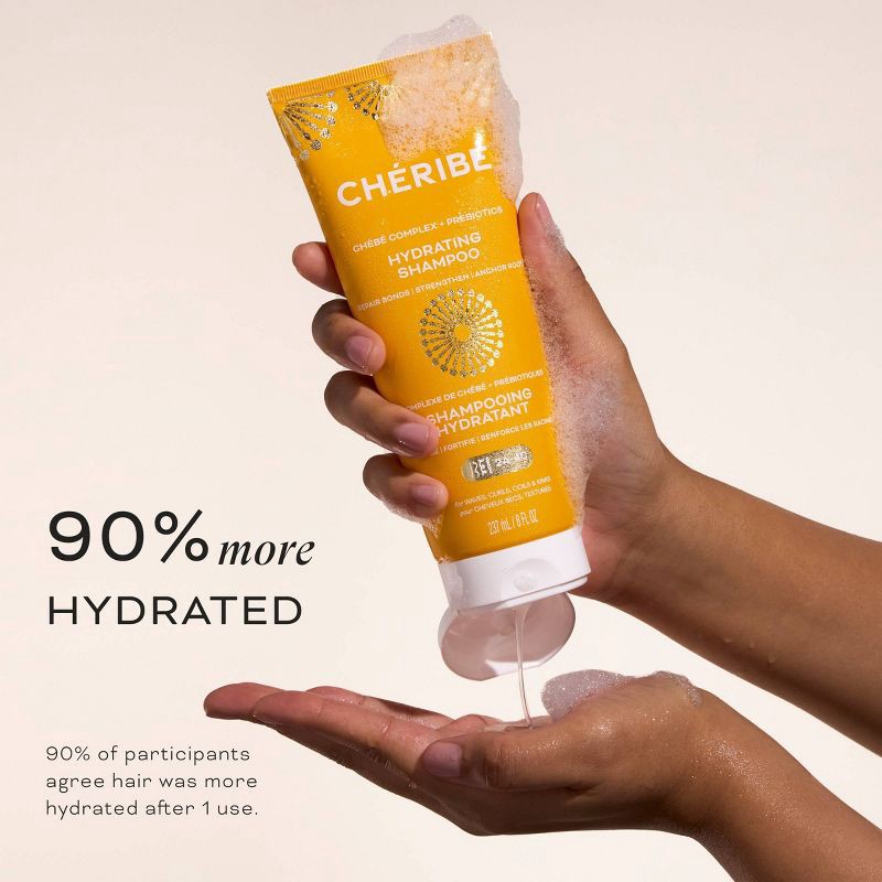 slide 3 of 11, Cheribe Hydrating Shampoo with Chebe Complex + Prebiotics for Dry Damaged Hair - 8 fl oz, 8 fl oz