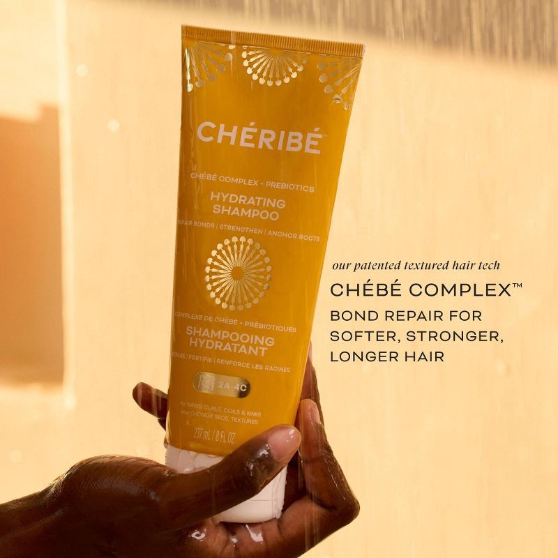 slide 6 of 11, Cheribe Hydrating Shampoo with Chebe Complex + Prebiotics for Dry Damaged Hair - 8 fl oz, 8 fl oz