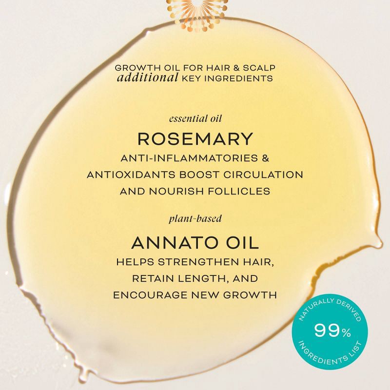 slide 8 of 11, Cheribe Hair + Scalp Growth Oil with Chebe Complex + Rosemary - Lightweight Oil for Strength, Length and Shine - 2.5 fl oz, 2.5 fl oz