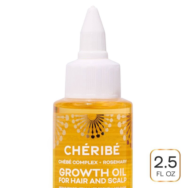 slide 1 of 11, Cheribe Hair + Scalp Growth Oil with Chebe Complex + Rosemary - Lightweight Oil for Strength, Length and Shine - 2.5 fl oz, 2.5 fl oz
