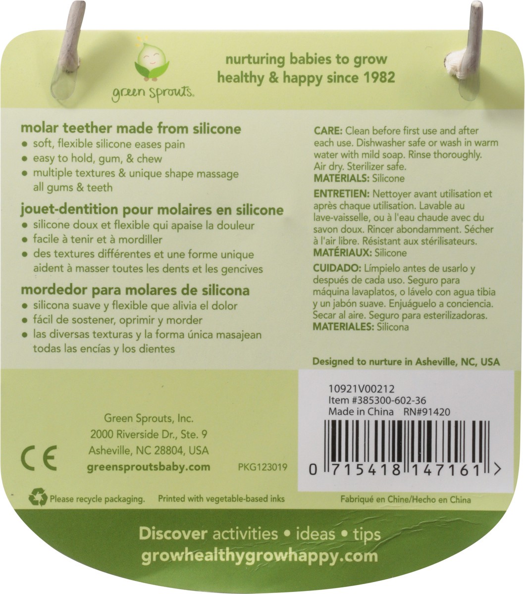 slide 4 of 11, Green Sprouts 12+ months Molar Teether 1 ea, 1 ct