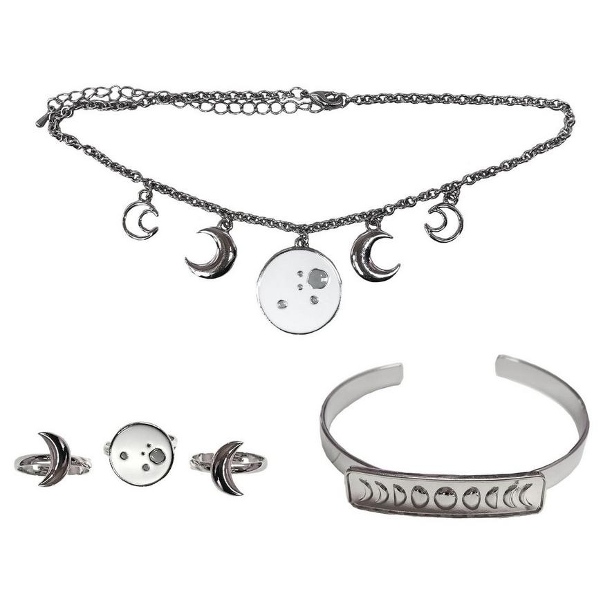 slide 1 of 1, Party City Lunar Witch Jewelry Set, 5 ct