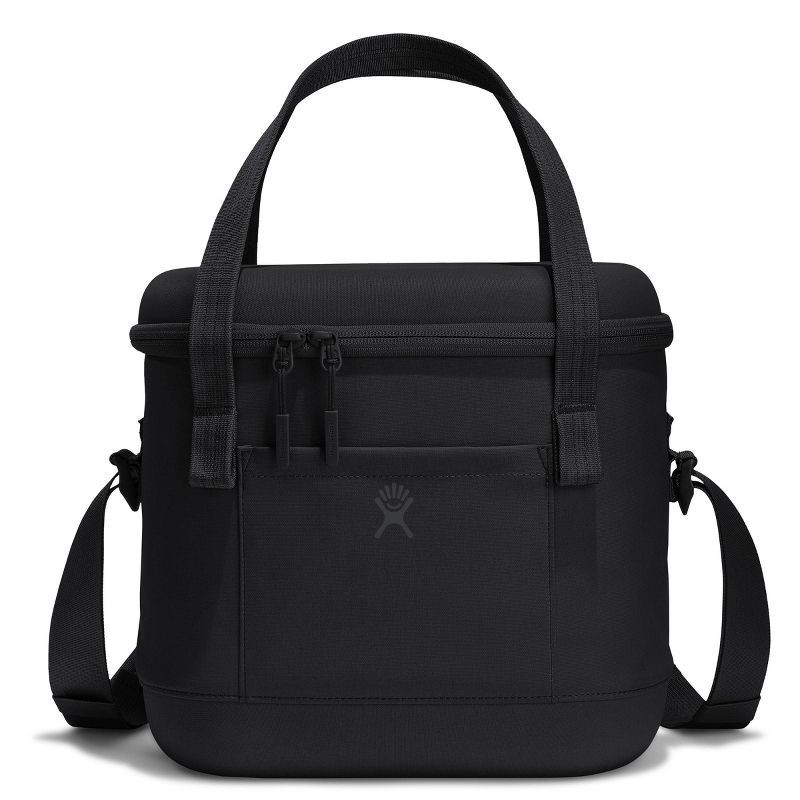 slide 1 of 4, Hydro Flask 12.7qt Carry Out Soft Cooler - Black: Water-Resistant, Zip Closure, Adjustable Straps, 12 liter