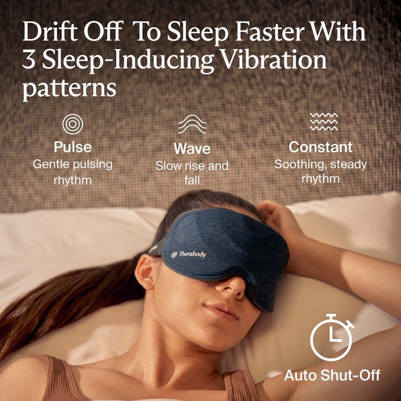 slide 3 of 11, Therabody SleepMask Blackout Eye Mask with Vibration Therapy, 1 ct