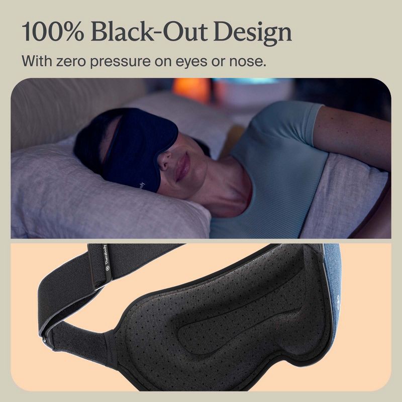 slide 5 of 11, Therabody SleepMask Blackout Eye Mask with Vibration Therapy, 1 ct