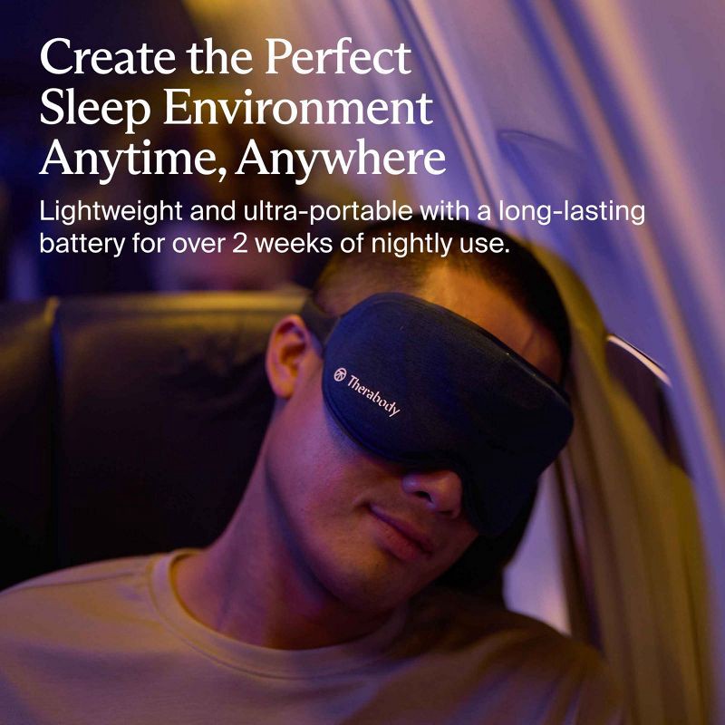 slide 8 of 11, Therabody SleepMask Blackout Eye Mask with Vibration Therapy, 1 ct