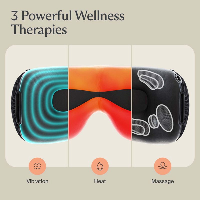 slide 4 of 10, Therabody SmartGoggles Heated Eye & Temple Massage (2nd Generation), 1 ct