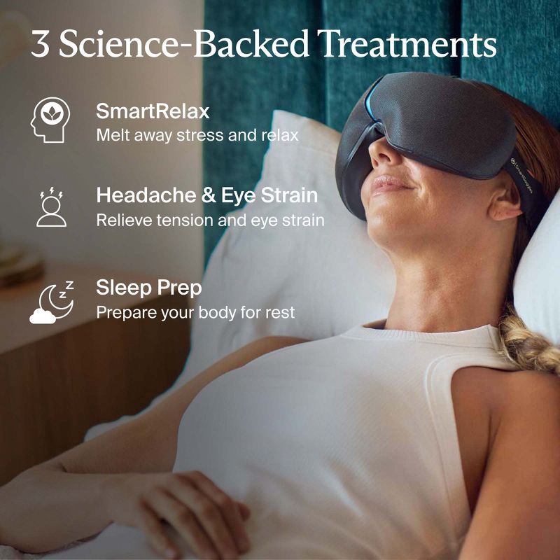 slide 8 of 10, Therabody SmartGoggles Heated Eye & Temple Massage (2nd Generation), 1 ct