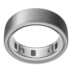 Oura Ring 4 Brushed Silver - Size 7
