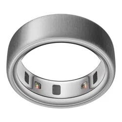 Oura Ring 4 Brushed Silver - Size 7