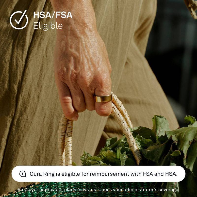 slide 6 of 12, Oura Ring 4 Gold - Size 10, 1 ct