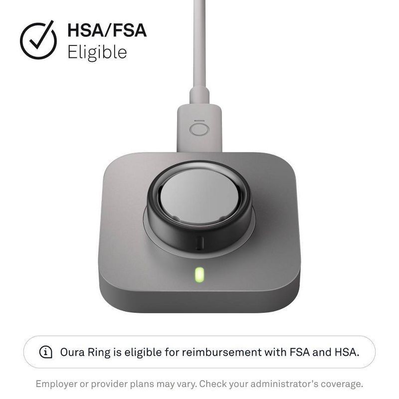 slide 3 of 4, Oura Ring 4 Charger - Size 11, 1 ct