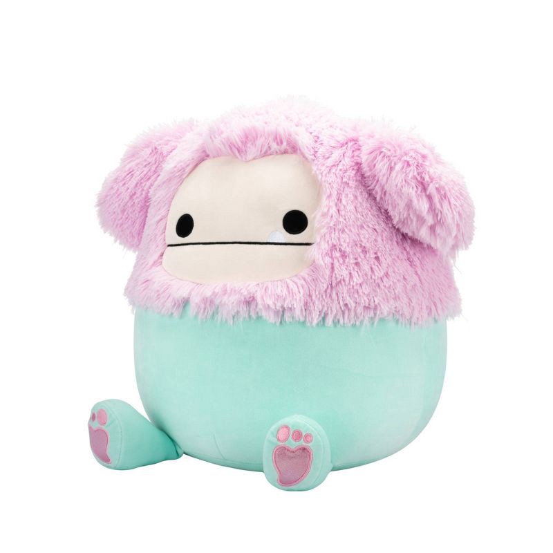 slide 5 of 12, Squishmallows 16" Mint and Pink Bigfoot with Sparkly Feet Large Plush, 1 ct