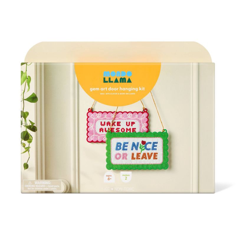 slide 1 of 4, 2ct Summer Craft Gem Art Décor - Mondo Llama™, 2 ct