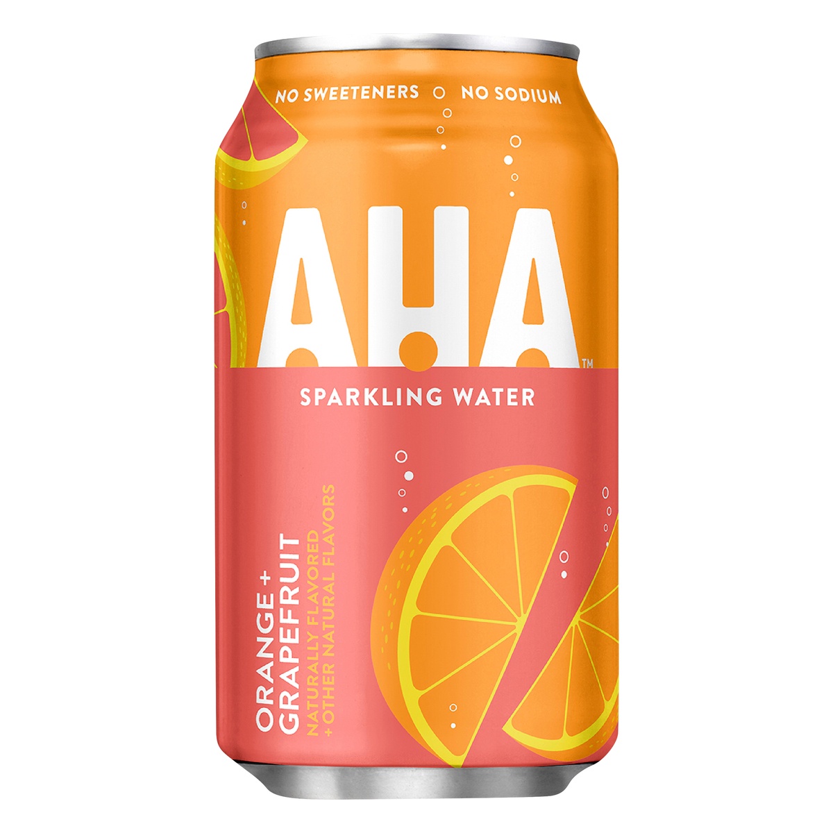 slide 1 of 1, AHA Orange Grapefruit Sparkling Water, 12 fl oz