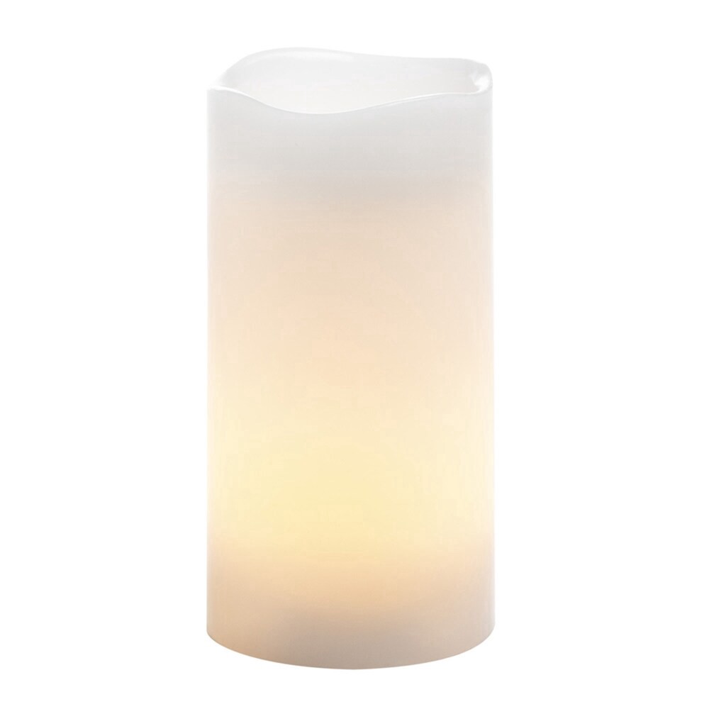 slide 2 of 4, Night Splendor Sterno Home Essentials Led Wax Candle - White, 3 in x 6 in
