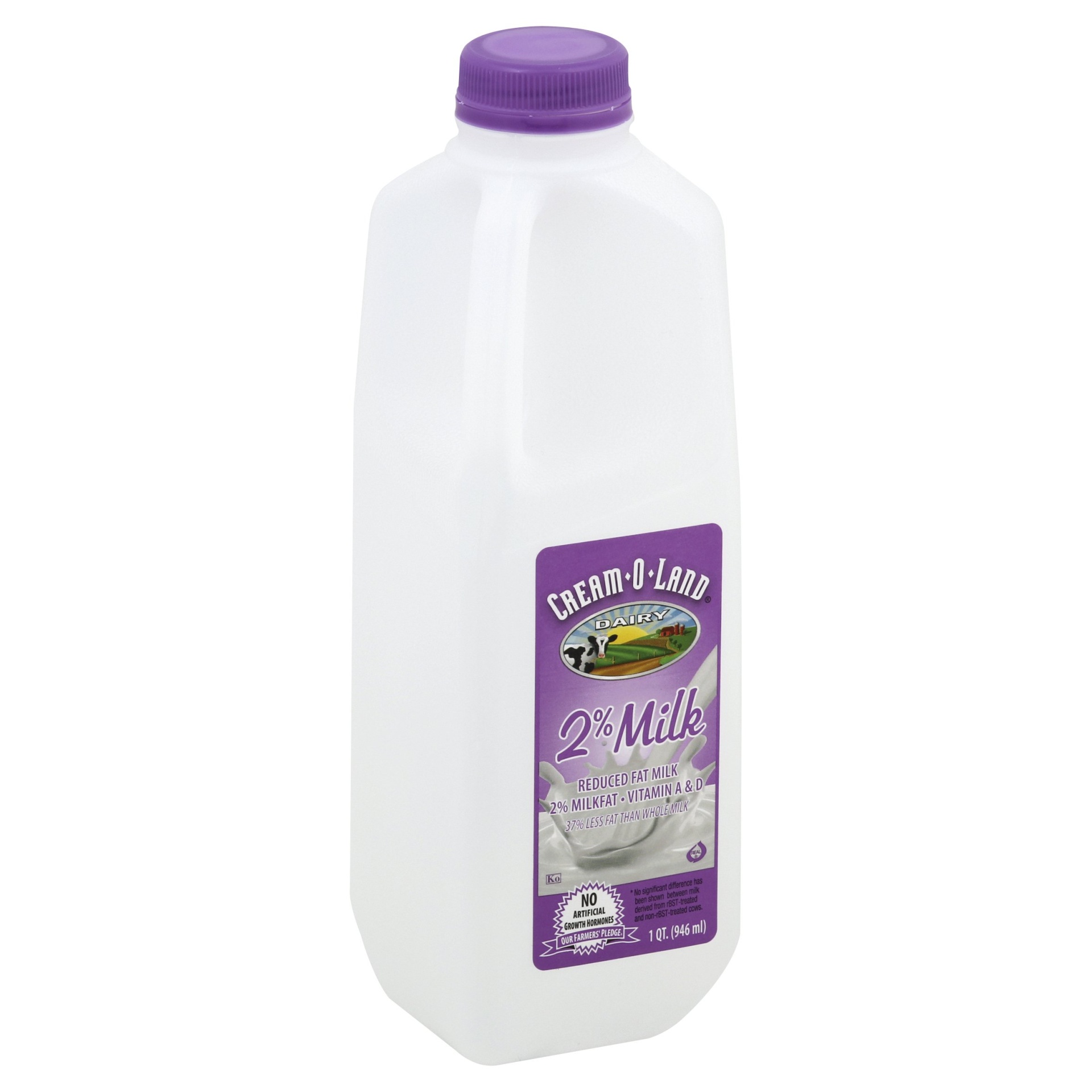 slide 1 of 1, Cream-O-Land 2% Reduced Fat Milk, 1 qt