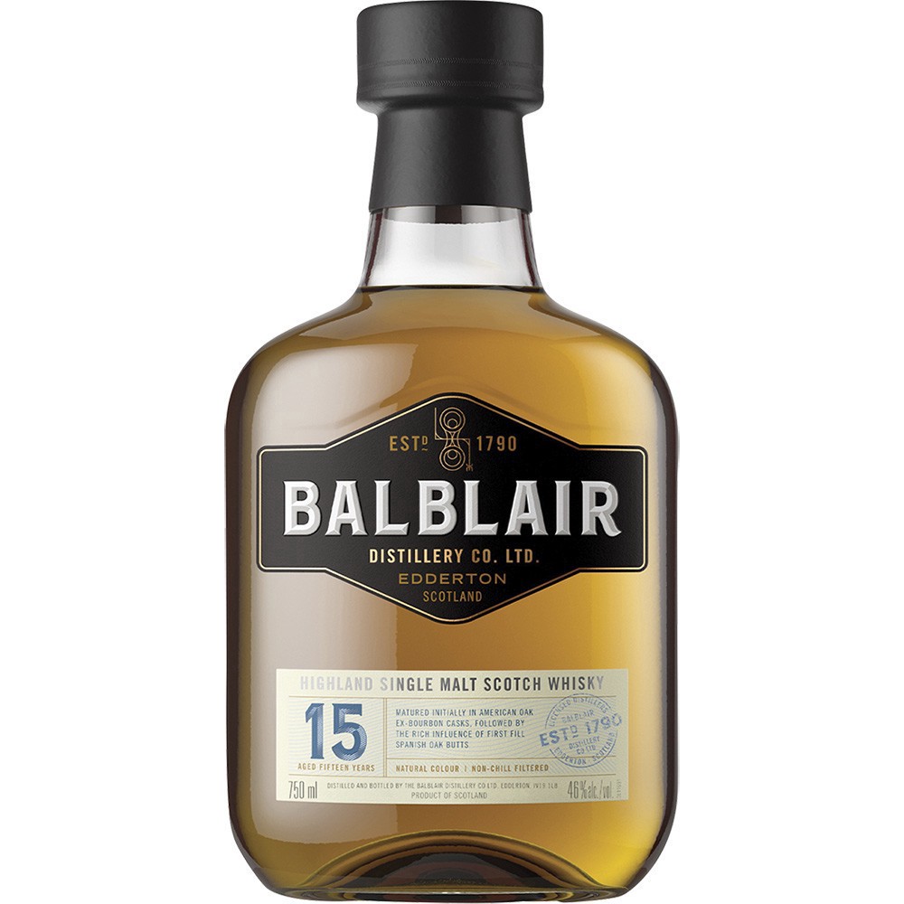 slide 1 of 1, Balblair 15 Yr, 750 ml