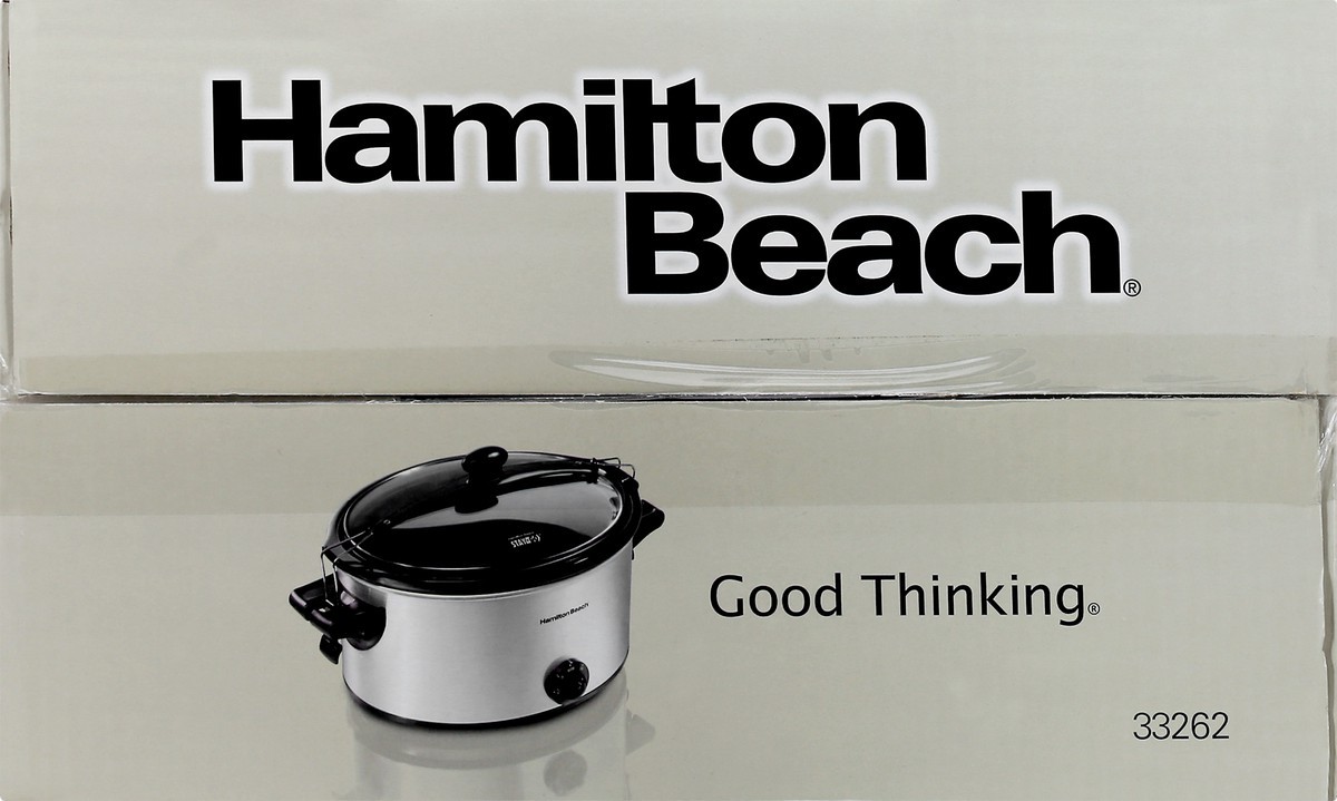 slide 2 of 11, Hamilton Beach 6 Quart Oval Shape Slow Cooker 1 ea, 1 ct