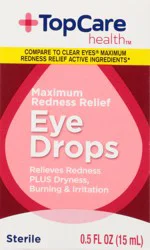 TopCare Health Maximum Redness Relief Eye Drops 0.5 fl oz