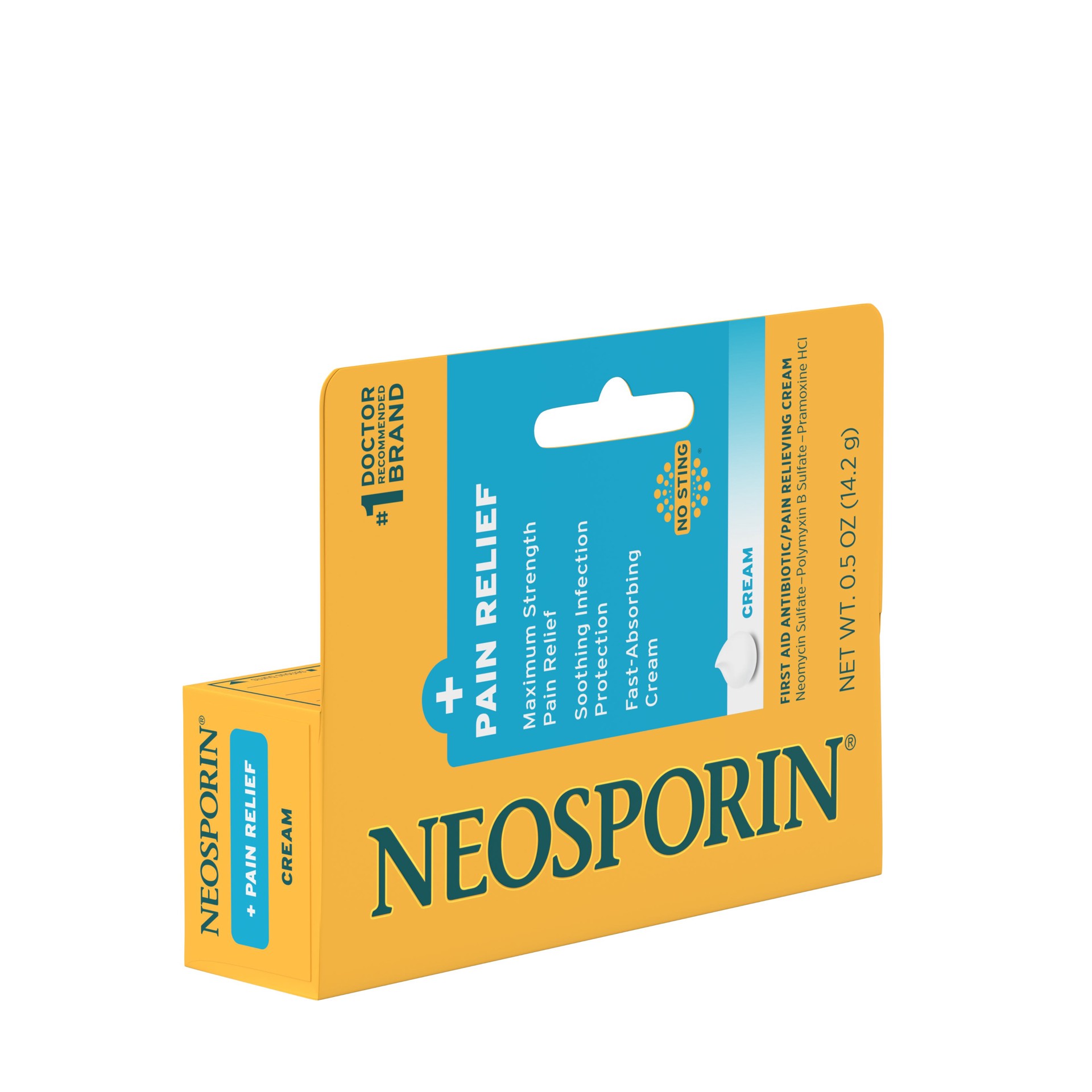 slide 6 of 10, Neosporin Maximum Strength Plus Cream, 0.5 oz, 0.5 oz