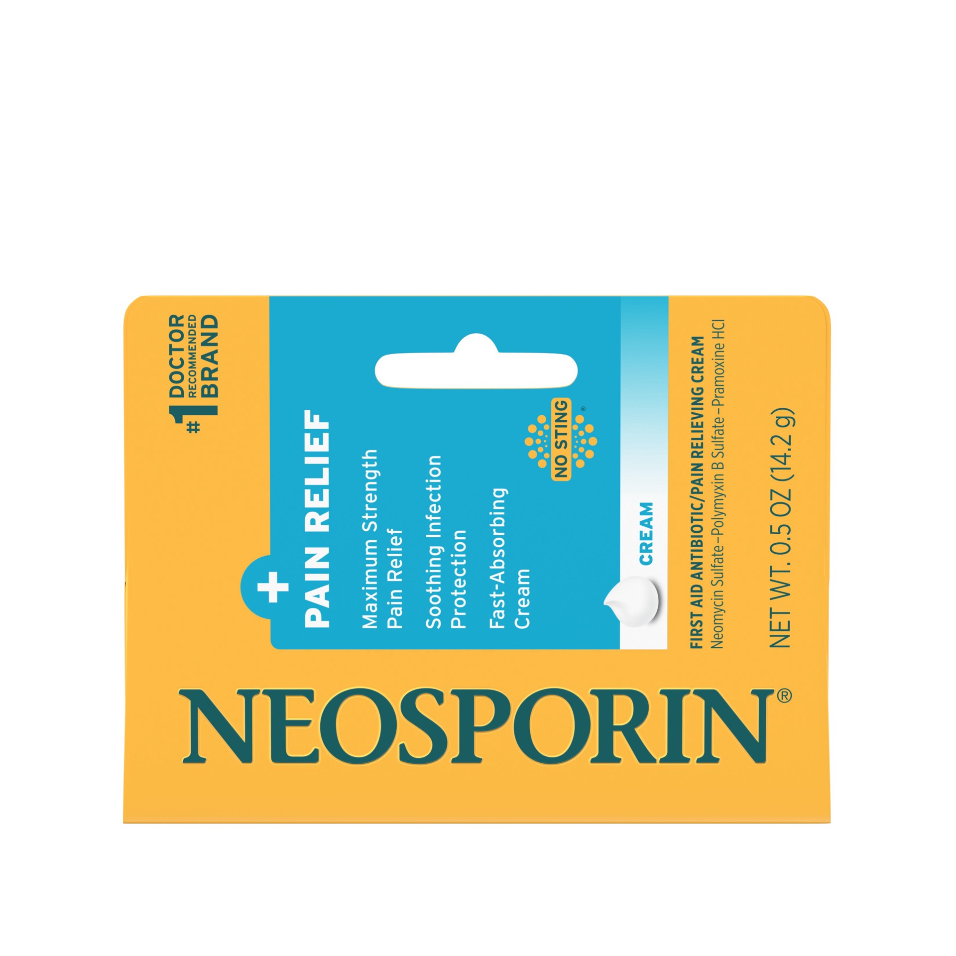 slide 4 of 10, Neosporin Maximum Strength Plus Cream, 0.5 oz, 0.5 oz