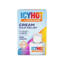Icy Hot Lidocaine Pain Relief Cream For Minor Pain, 2.7 Oz