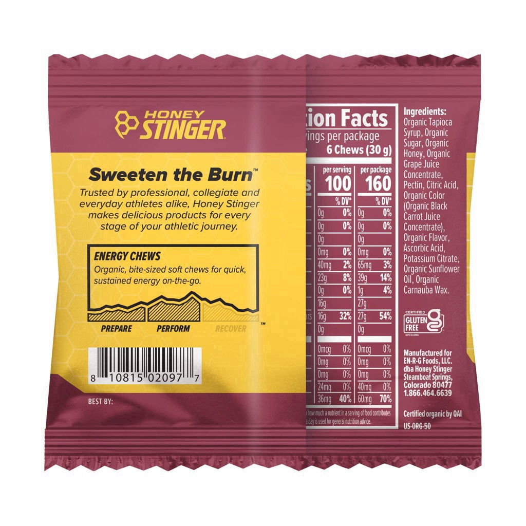 slide 36 of 72, Honey Stinger Pomegranate Passionfruit Energy Chews 1.8 oz, 1.8 oz