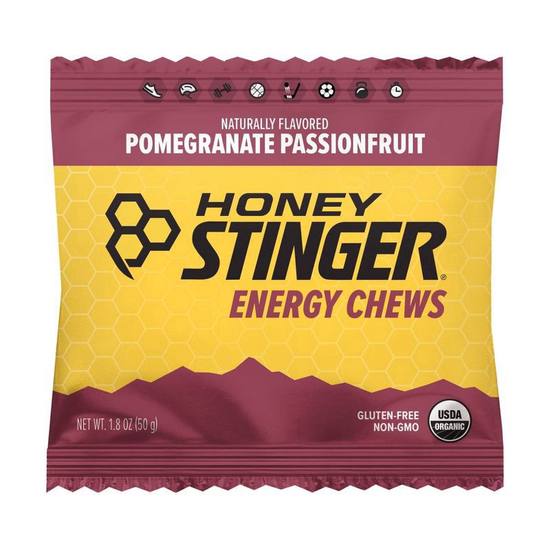 slide 1 of 72, Honey Stinger Pomegranate Passionfruit Energy Chews 1.8 oz, 1.8 oz