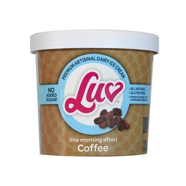 slide 1 of 1, Luv Coffee Ice Cream, 1 pint