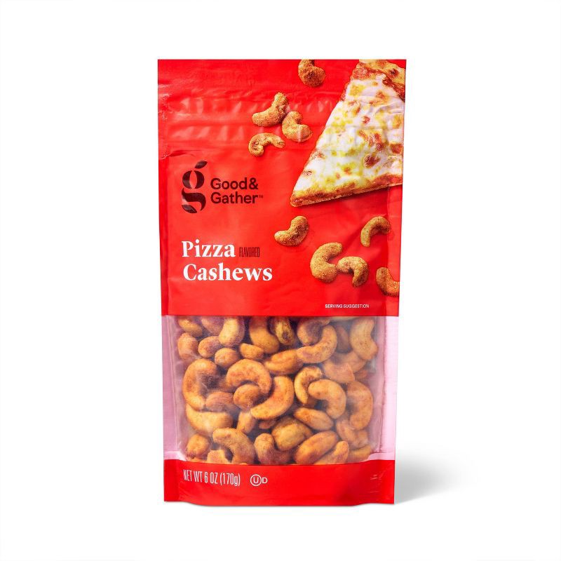 slide 1 of 5, Pizza Flavored Cashews - 6oz - Good & Gather™, 6 oz