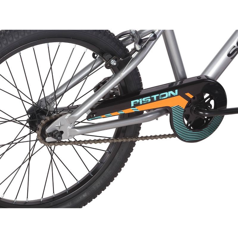 slide 6 of 14, Schwinn Piston 20" Youth Bike - Silver, 1 ct