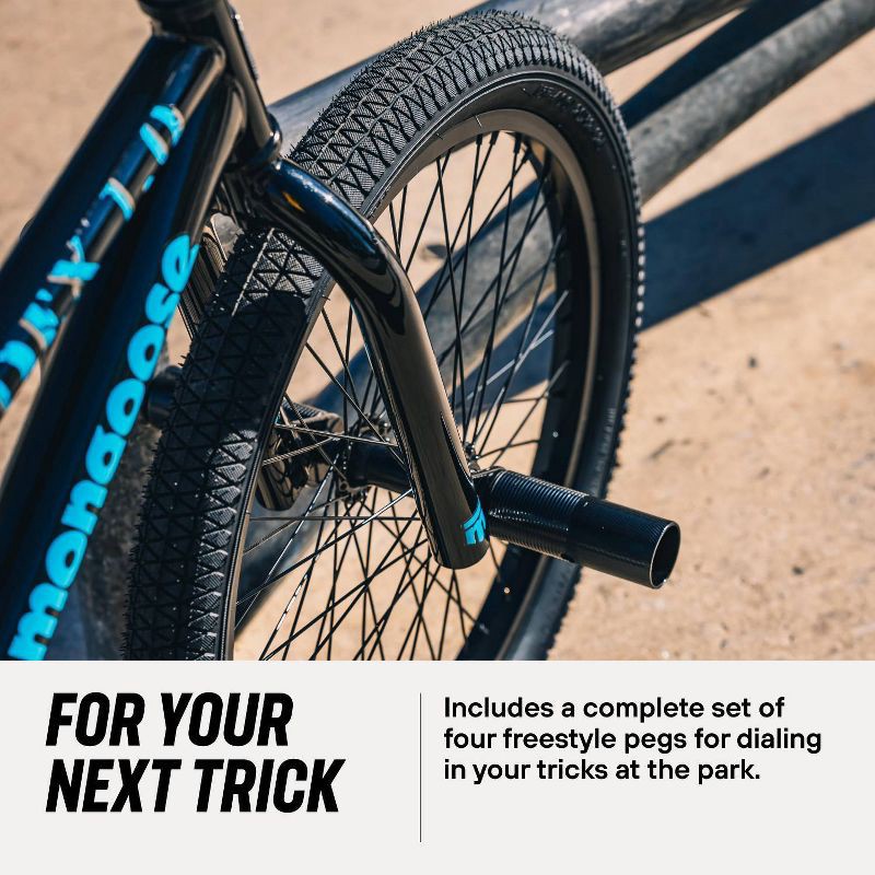 slide 13 of 15, Mongoose Index 1.0 BMX Freestyle 20" Youth Bike - Black, 1 ct