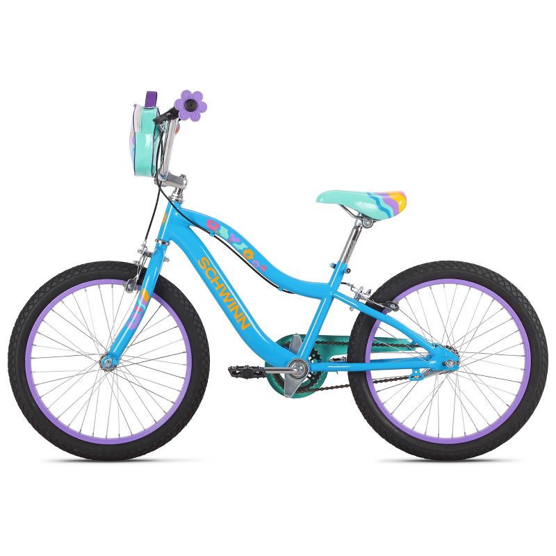 slide 3 of 14, Schwinn Iris 20" Youth Bike - Light Blue, 1 ct