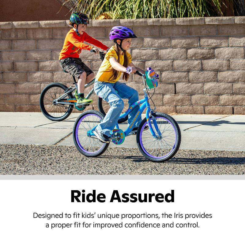 slide 9 of 14, Schwinn Iris 20" Youth Bike - Light Blue, 1 ct