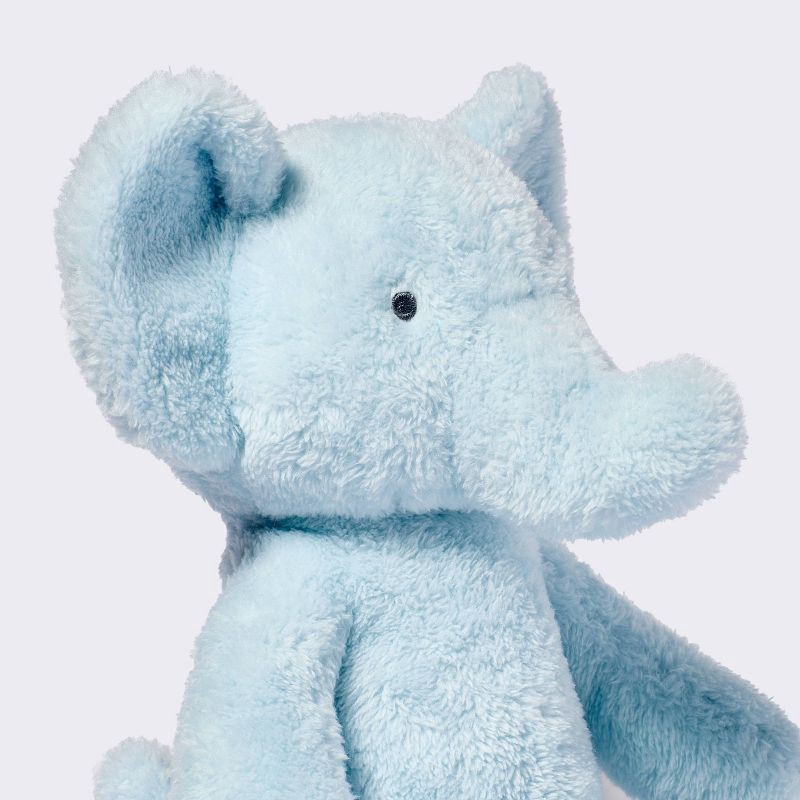slide 3 of 3, Elephant Plush Stuffed Animal - Blue - Cloud Island™, 1 ct