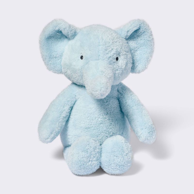 slide 1 of 3, Elephant Plush Stuffed Animal - Blue - Cloud Island™, 1 ct