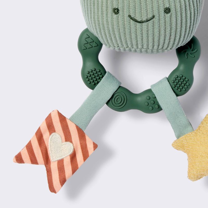 slide 3 of 3, Handheld Plush Rattle Baby Toy - Cupcake - Cloud Island™, 1 ct