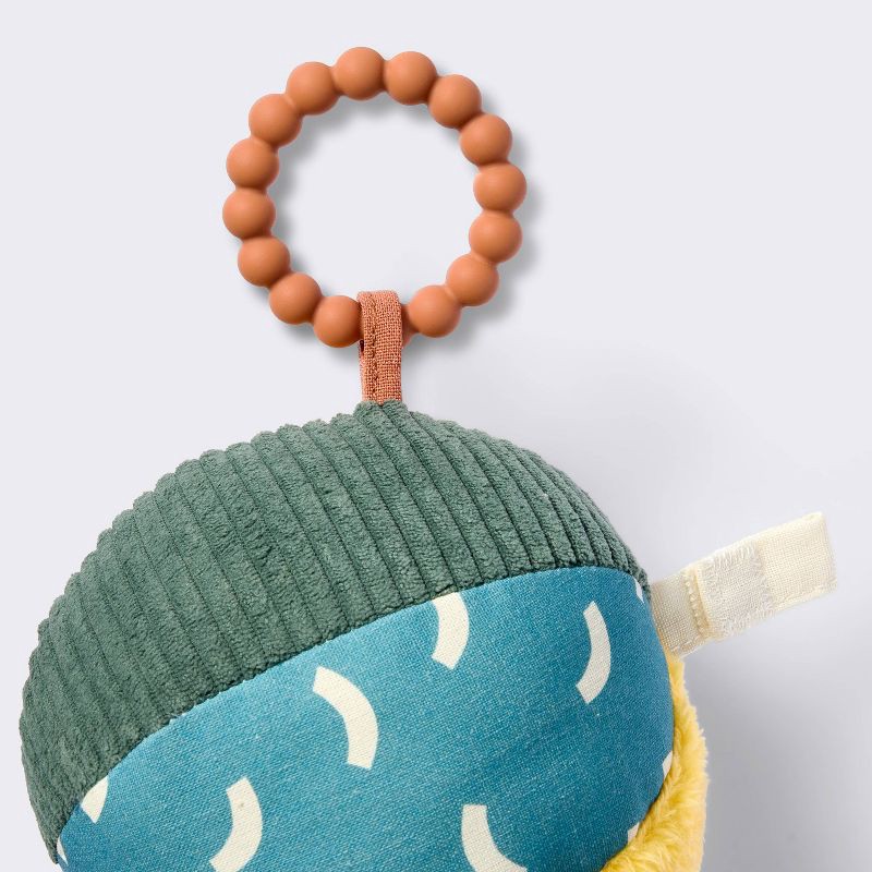 slide 3 of 3, Ball Interactive Soft Baby Toy - Smile - Cloud Island™, 1 ct