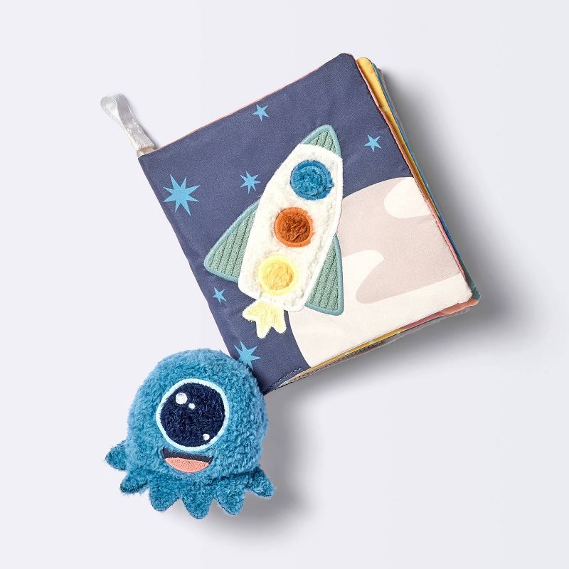 slide 1 of 4, Interactive Soft Book and Plush Toy - Space - Cloud Island™, 1 ct