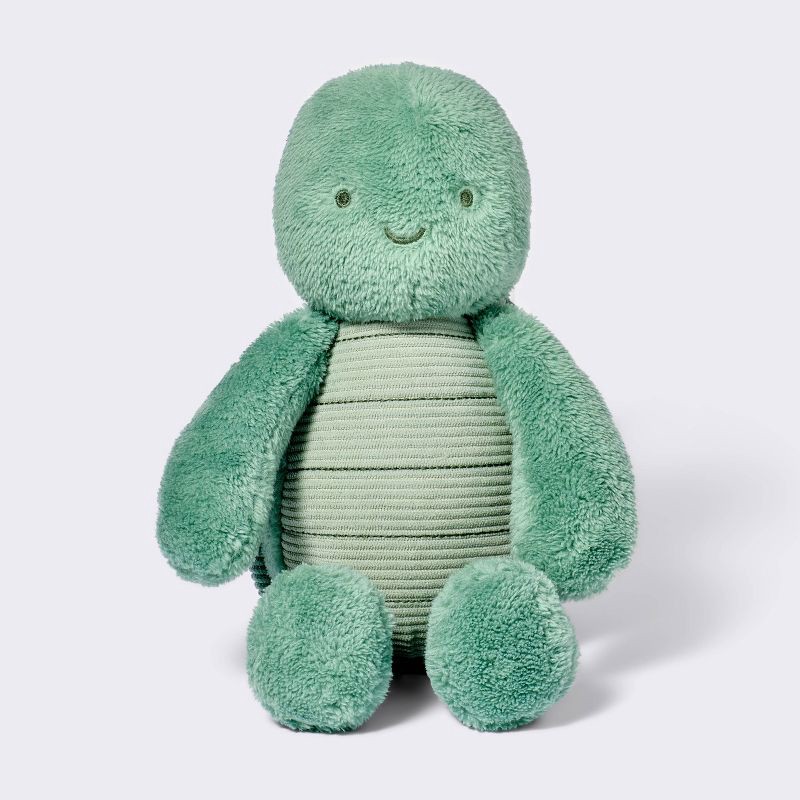 slide 1 of 3, Turtle Plush Stuffed Animal - Green - Cloud Island™, 1 ct