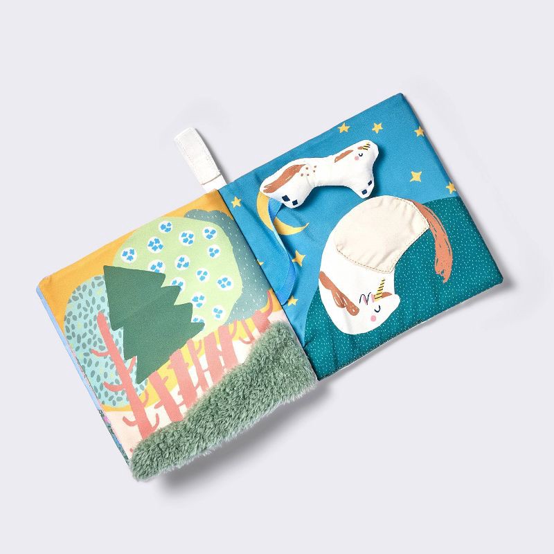 slide 3 of 4, Interactive Soft Book and Plush Toy - Unicorn - Cloud Island™, 1 ct
