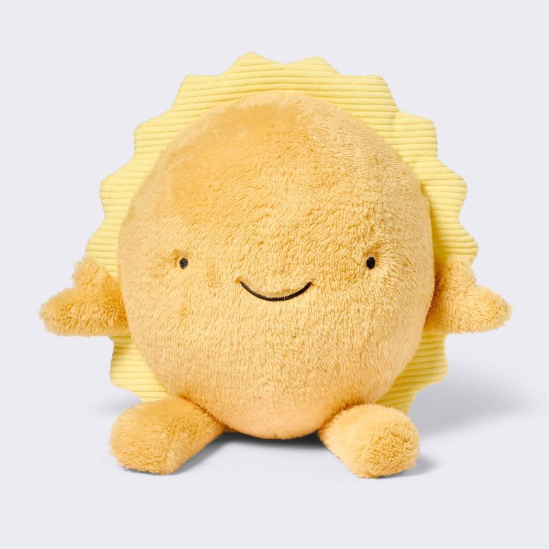 slide 1 of 3, Sun Plush Stuffed Animal - Yellow - Cloud Island™, 1 ct