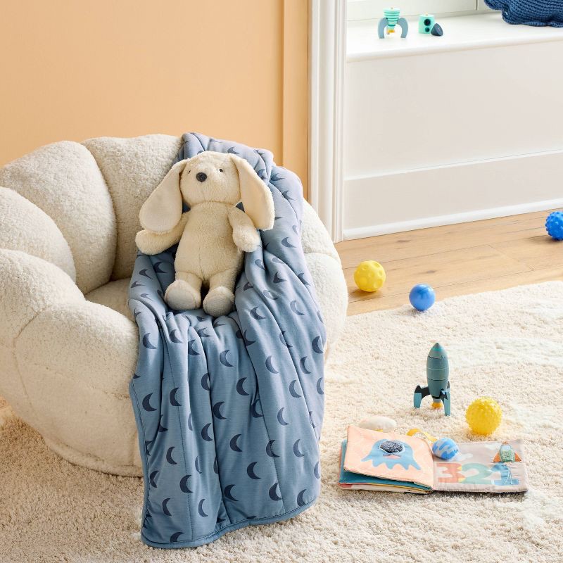 slide 2 of 3, Bunny Plush Stuffed Animal - Cream - Cloud Island™, 1 ct