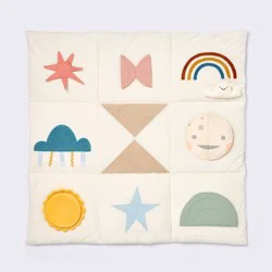 Geometric Interactive Playmat - Cloud Island™: Shapes Pattern, 40" x 40"