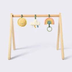 Wood Play Gym + Hanging Toys Set - Cloud Island™