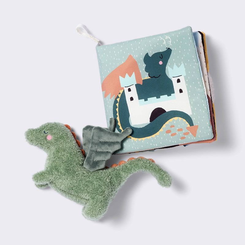 slide 1 of 4, Interactive Soft Book and Plush Toy - Dragon - Cloud Island™, 1 ct